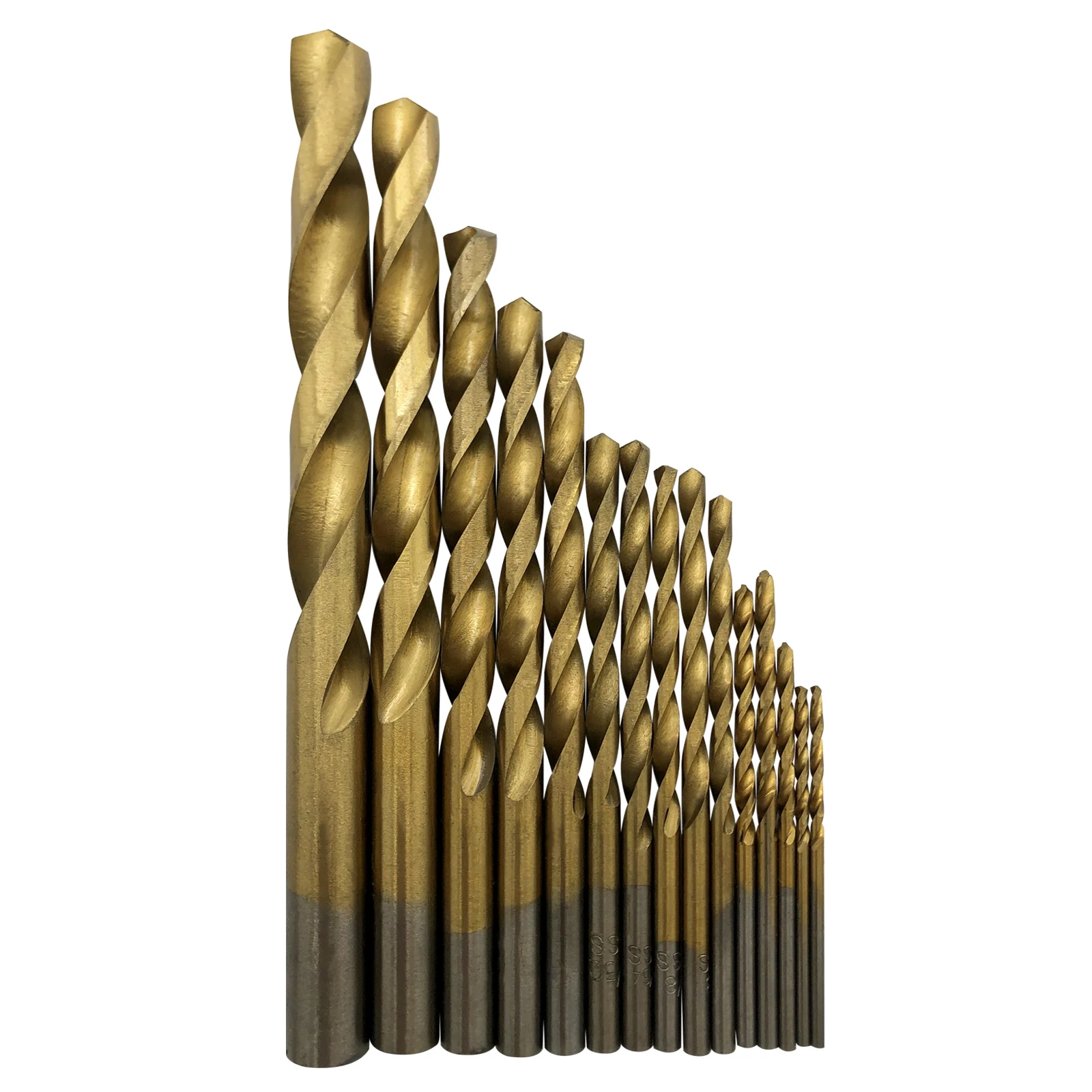 

13Pcs 15Pcs High-Speed Steel Titanium-Plated Twist Drill 1-3Mm Drill Woodworking Hole Tool Set Drill Tool Set