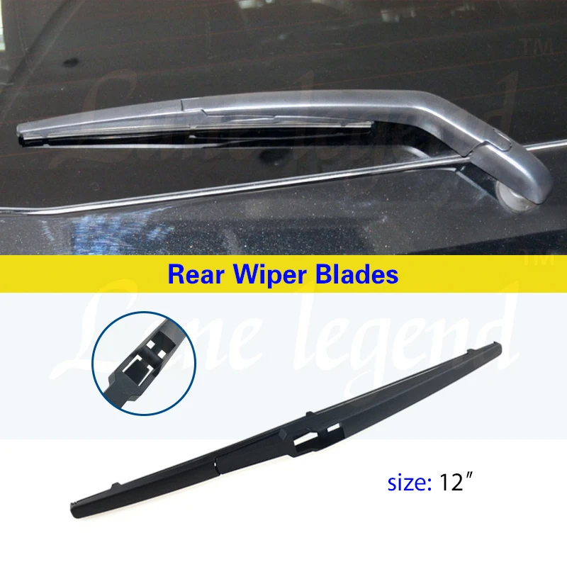 12" Rear Windshield Windscreen Washer Wiper Blade For Fiat Freemont 2011-2017 Clean Window Rain Brush Car Accessories 2015 2016