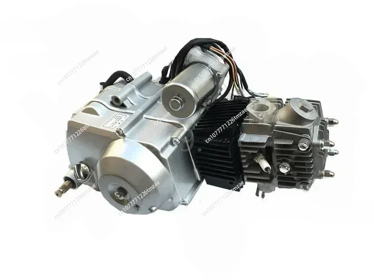 Expansion cylinder 125CC engine with electric start+foot start automatic clutch, 4 forward gears and 1 neutral gear