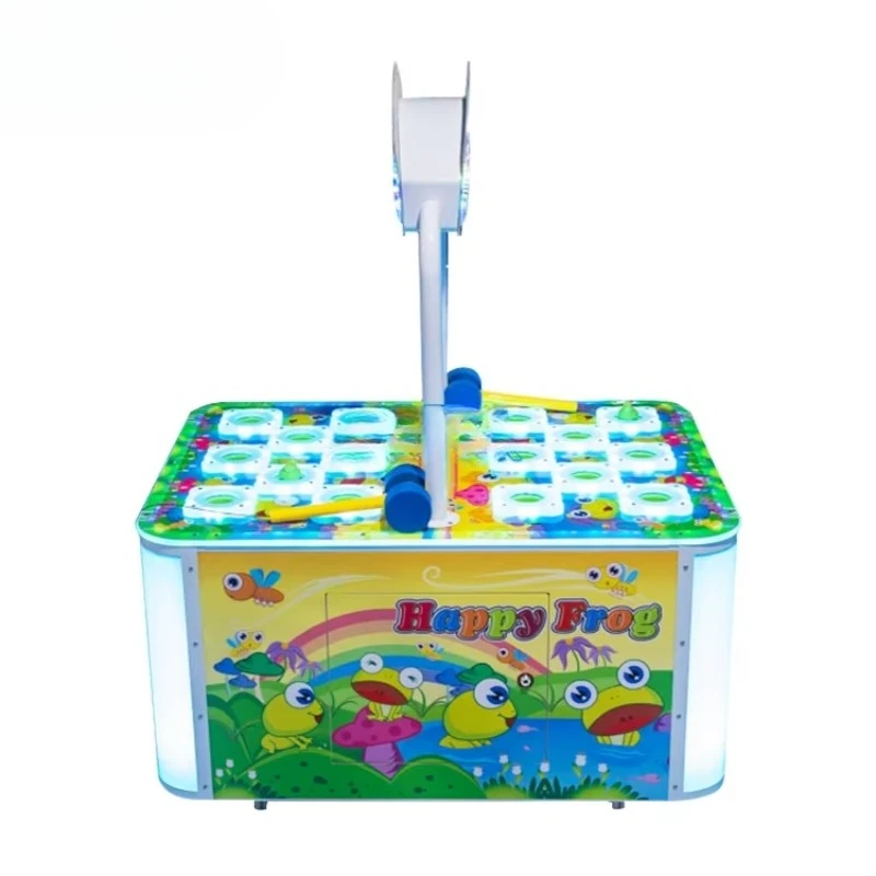 

Carnival Luxury Jump Game Machine Coin-Operated Arcade Hitting Crazy Frog Hammer 2 Players Amusement Park Jumping Kids Indoor
