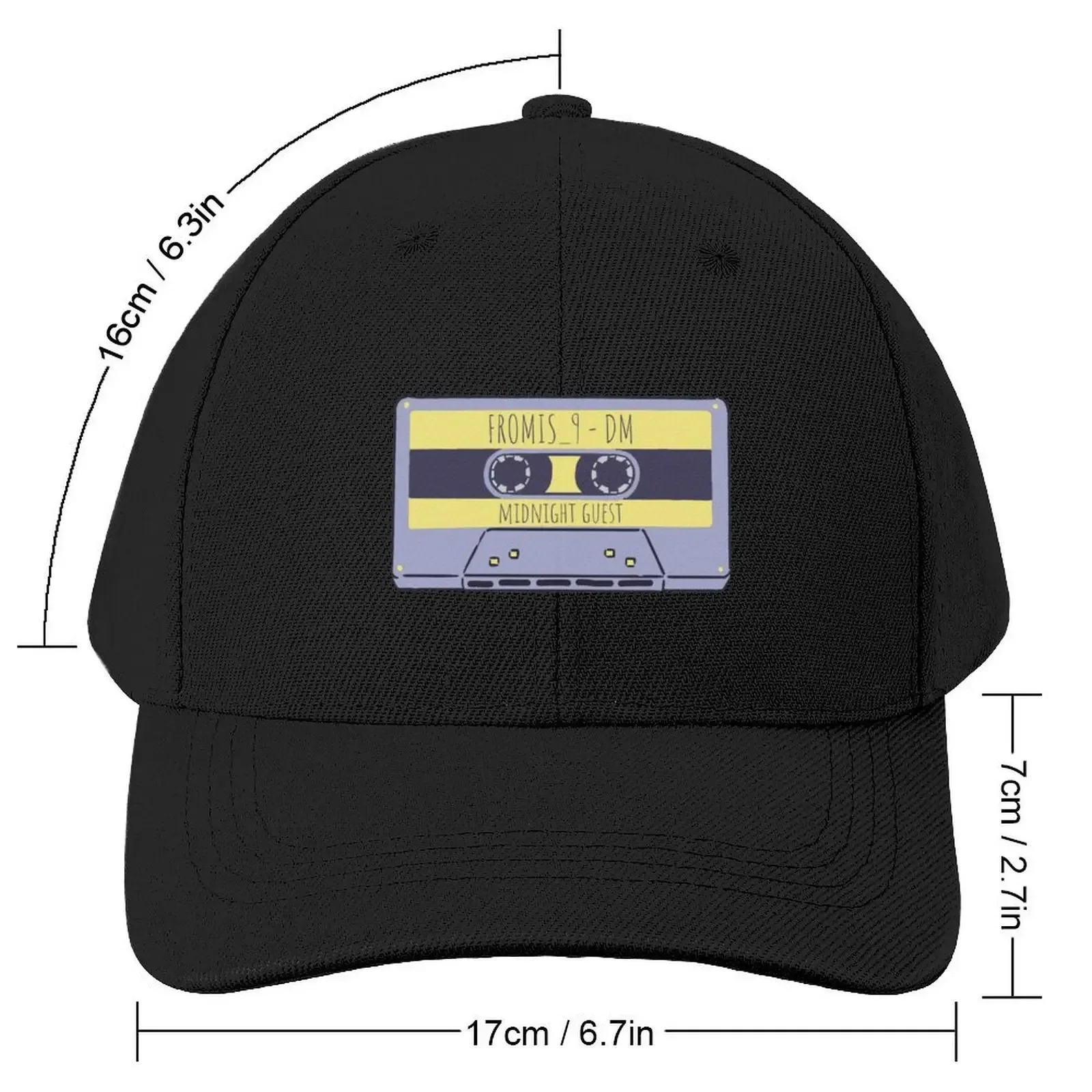 Fromis_9 DM Cassette Baseball Cap custom Hat hard hat Elegant Women's Hats Men's