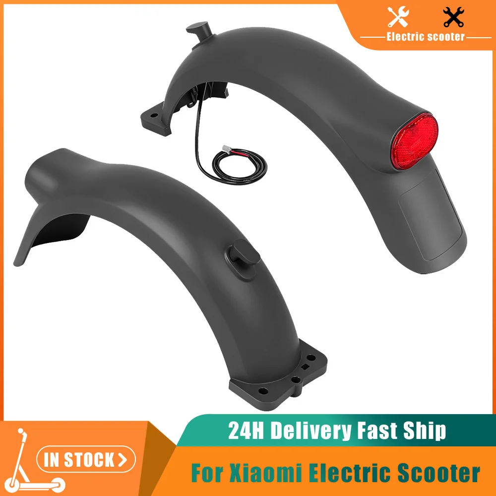 

Rear Fender Waterproof Cover Assembly for Xiaomi 5 Plus Electric Scooter Mudguard Contain Brake Taillights Hook Parts