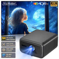 Touyinger Q12W pro 2800ANSI Full HD 4K Dual Screen Wifi Bluetooth Smart Home Theater Projector