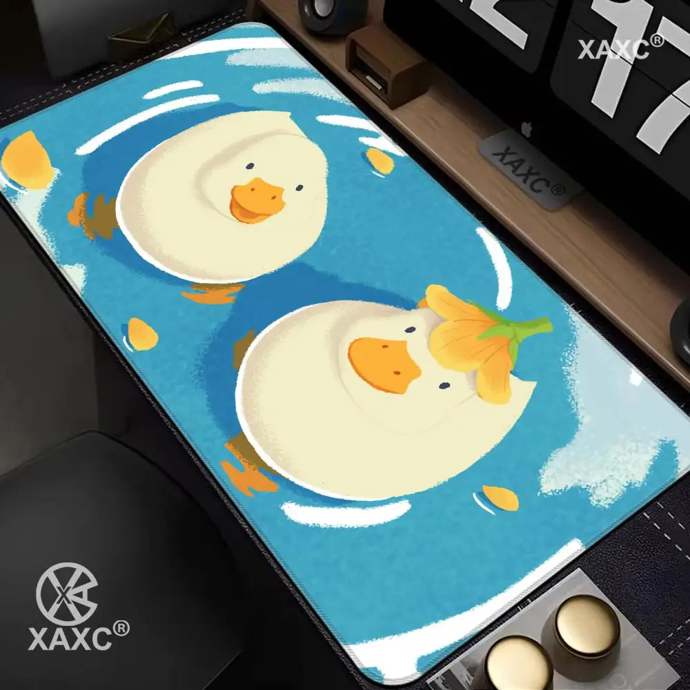 

Duck Cute XAXC Mouse Pad large keyboard mouse desk pad non-slip rubber gaming mouse pad laptop mouse carpet