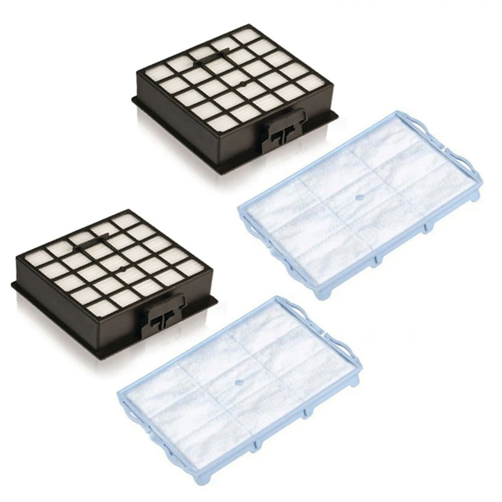 ABUD-2Pcs Motor Filter And 2 Pcs HEPA Filter For  BSGL VSZ BSD BSA Series Vacuum Cleaner Parts