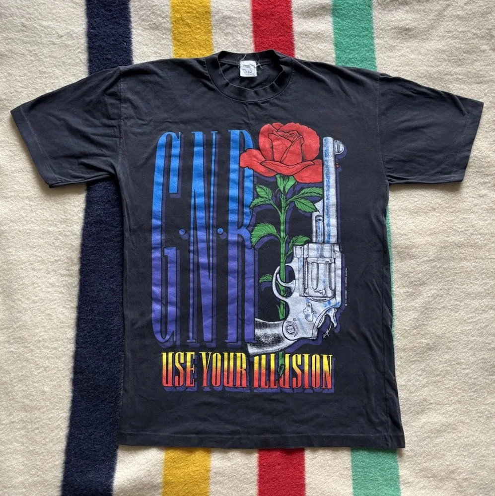 guns n roses use your illusion t shirt - Compre guns n roses use your  illusion t shirt com envio grátis no AliExpress version, image size:997x1000