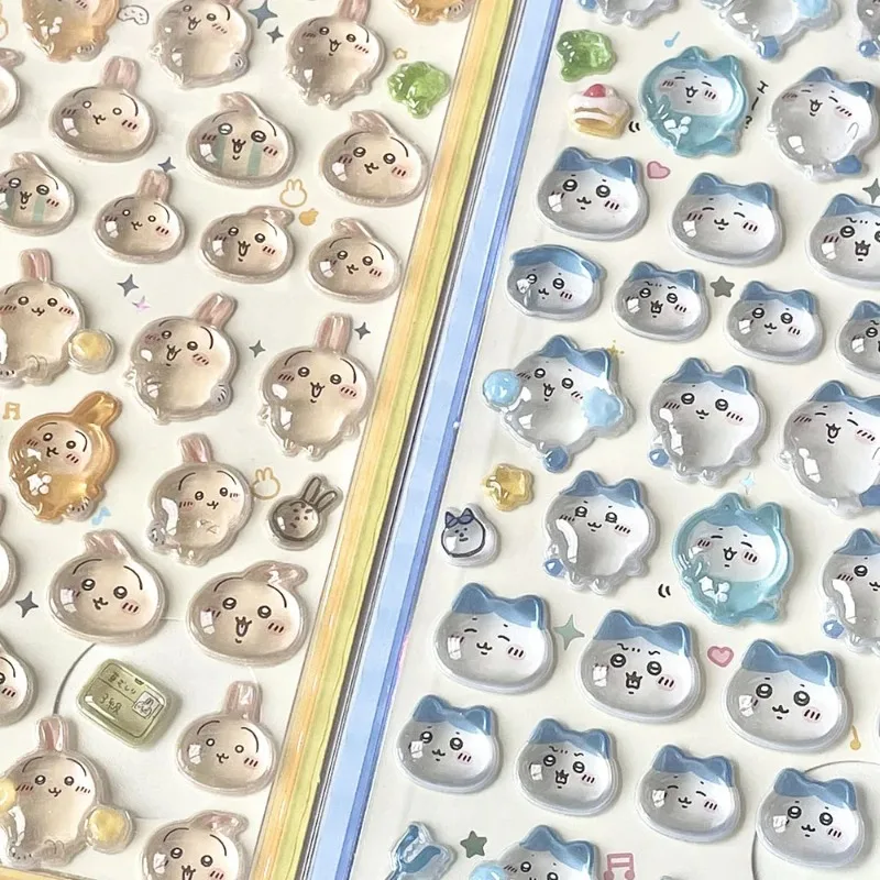 

2026 Cute Sticker 3D Jelly Stickers Cartoon Decal Kawaii DIY Laptop Scrapbook Sticker ボンボン ドロップ