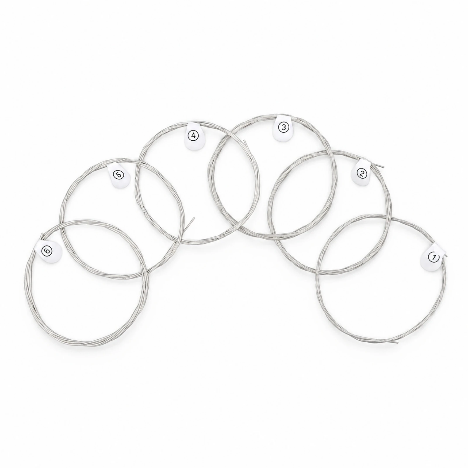 3 Pieces Classical Guitar Strings Long Lasting Silver-Plated Copper Wound Classical Guitar Strings Prolonged String Life