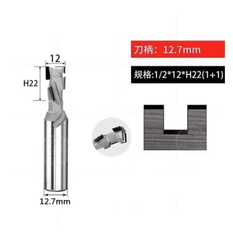 PCD Spiral Router Bit with Diamond Coating for CNC Woodworking Bottom Cleaning End Mills