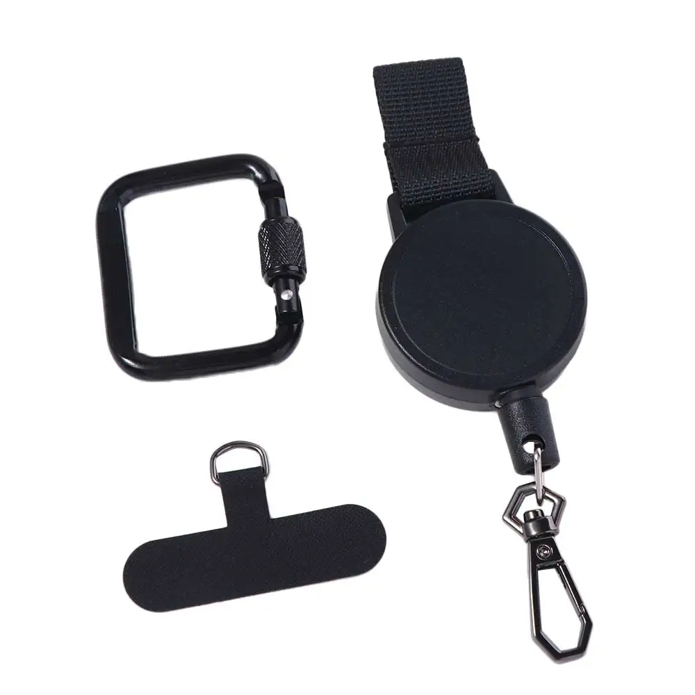 

Phone Lanyard Retractable Phone Tether Safety Tether Anti-Drop Cellphone Tab Strap With Carabiner Lightweight