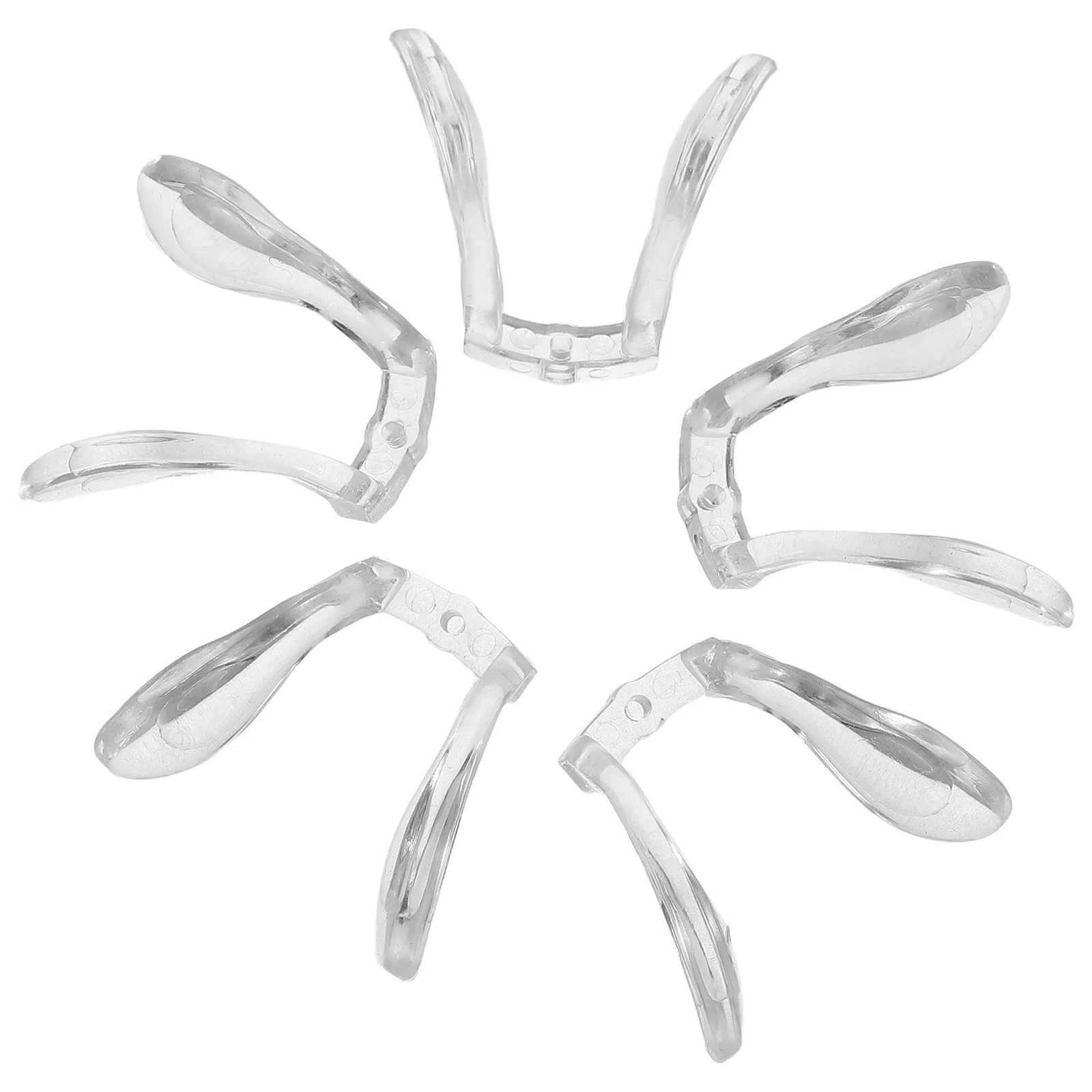 

5Pcs Soft Silicone Nose Pads for Comfortable Non-Mark Anti-Slip Bridge Insert Replacement Eyeglass Parts for