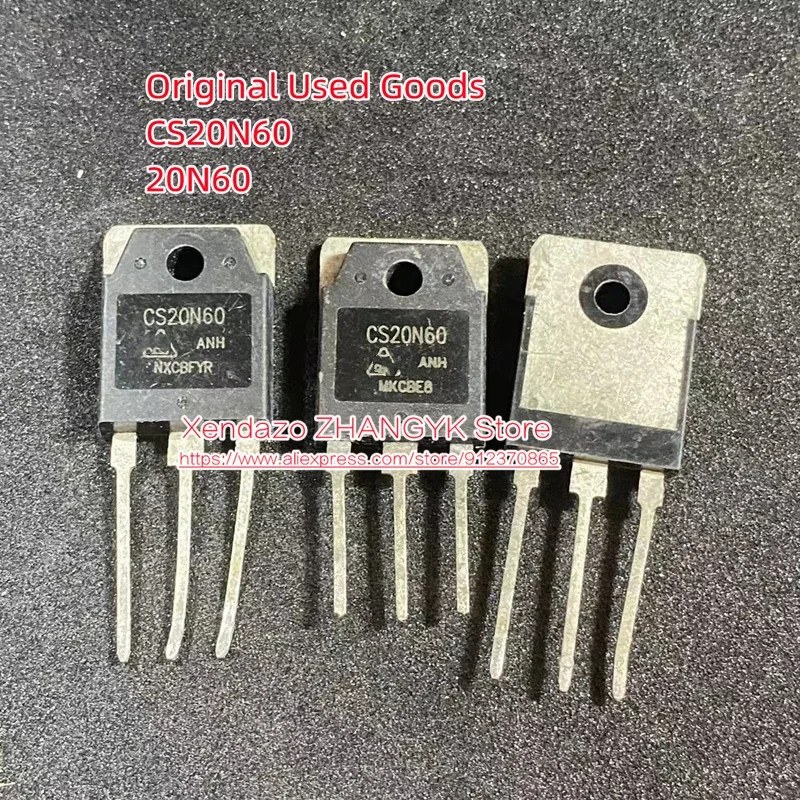10 sztuk/partia oryginalny CS20N60 20N60 TO-247 20A 600V MOSFET zapewnienie jakości duży chip tranzystor dużej mocy