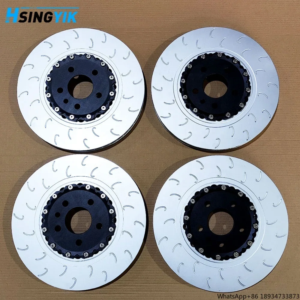 4H0615301AL 400mm 420mm Customized Floating Front Brake Disc Rotor For Audi S6 S7 C7 RS5 RS6 RS7