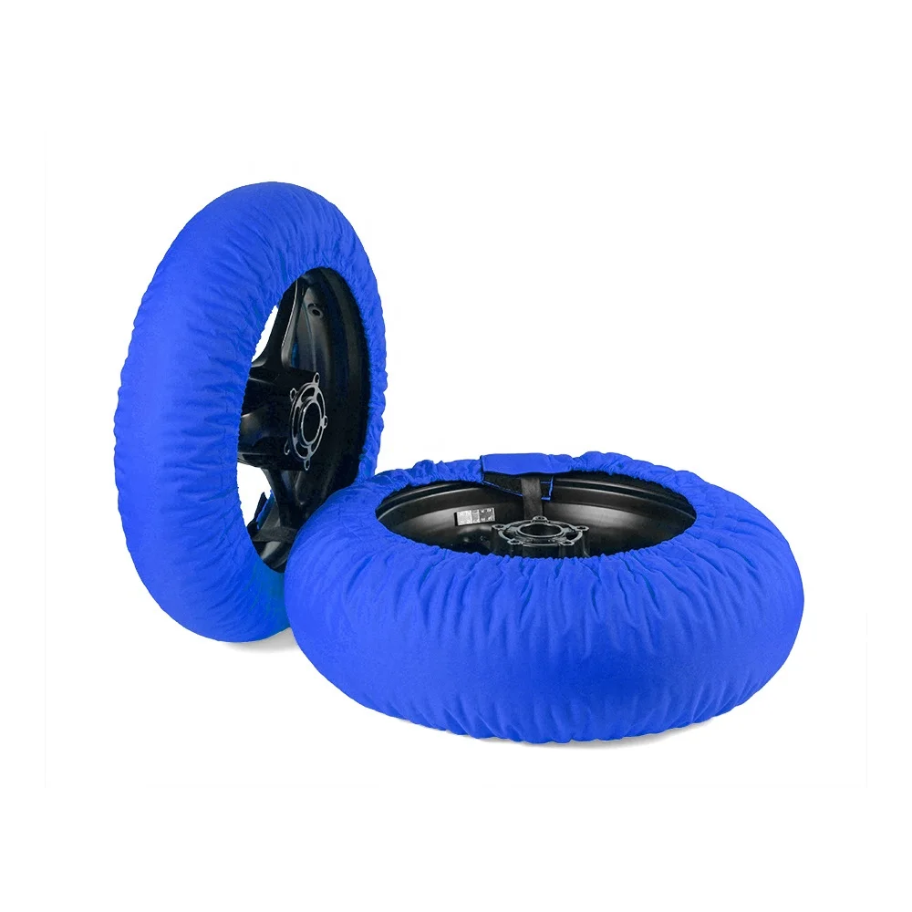 

Motorcycle Racing Tyre Warmer Front 120 Rear 180 190 200 Fit 17'' Wheels 17inches Basic 100 Tire Warmer In Blue