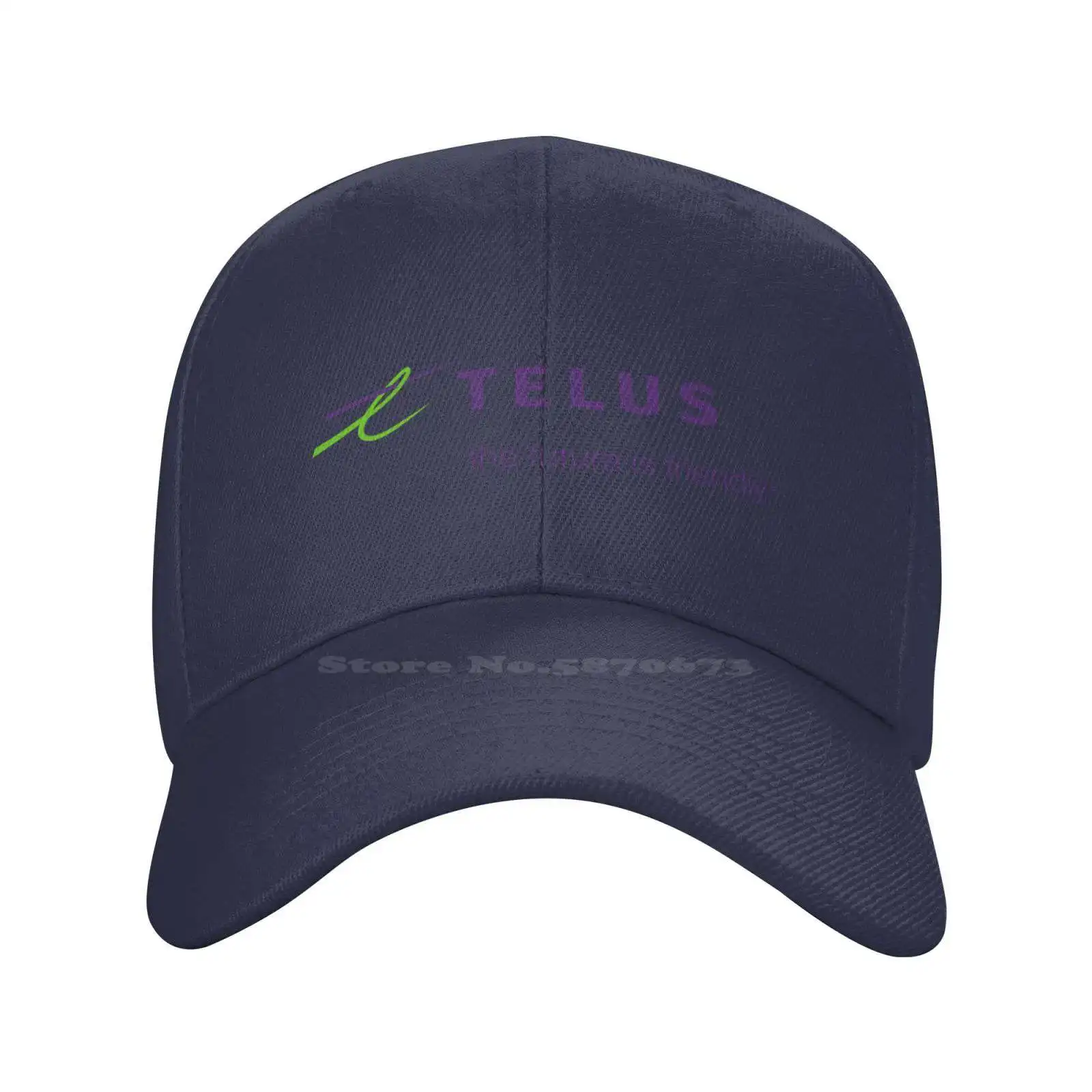 Telus Logo Mode Qualität Denim Mütze Strick mütze Baseball mütze