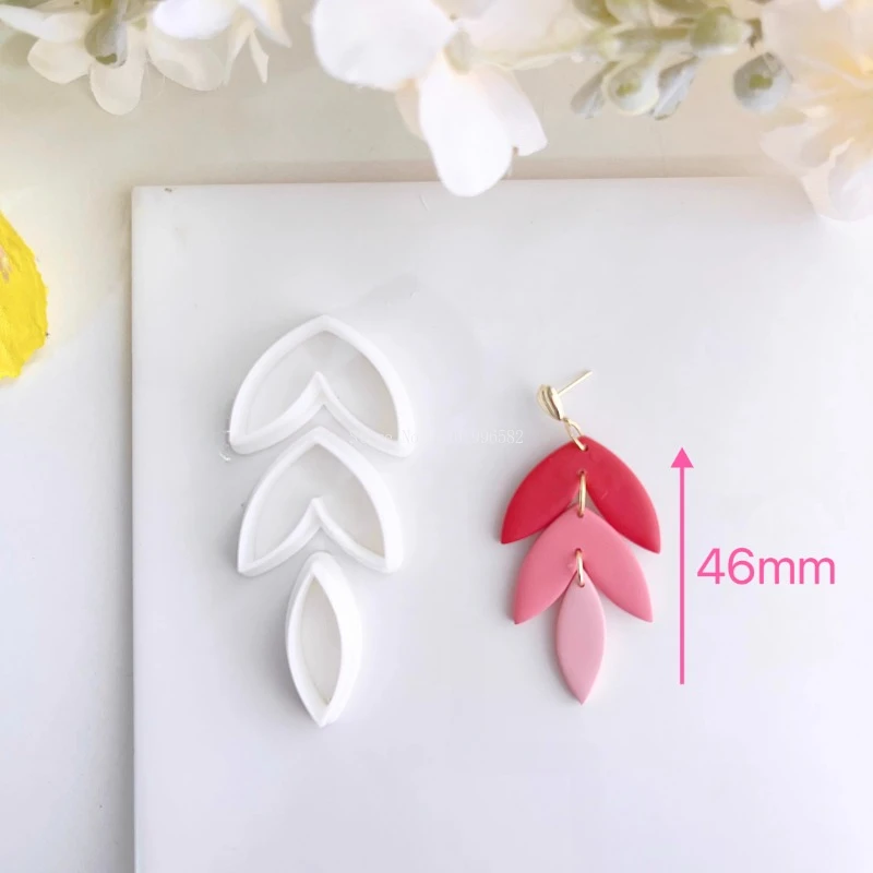 8 Styles Polymer Clay Earrings Cutting Mold Ceramic Mold DIY Handwork Making  Earrings Jewelry Pendant Cutting Shape Tools
