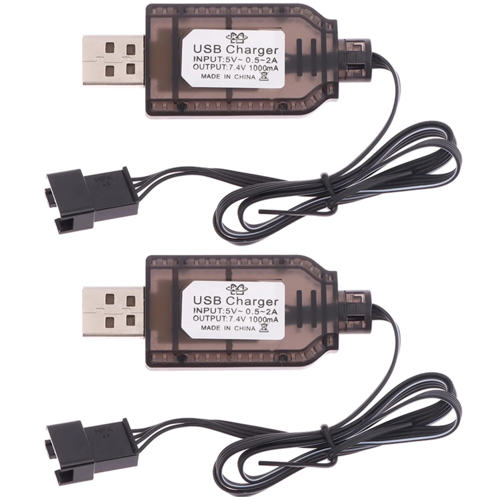 

9*5cm 7.4V SM4P Li-ion Battery Reverse Charging Adapter Electric Toy Car E561 Excavator Charger USB Cable 7.4V XH-3P USB Cable