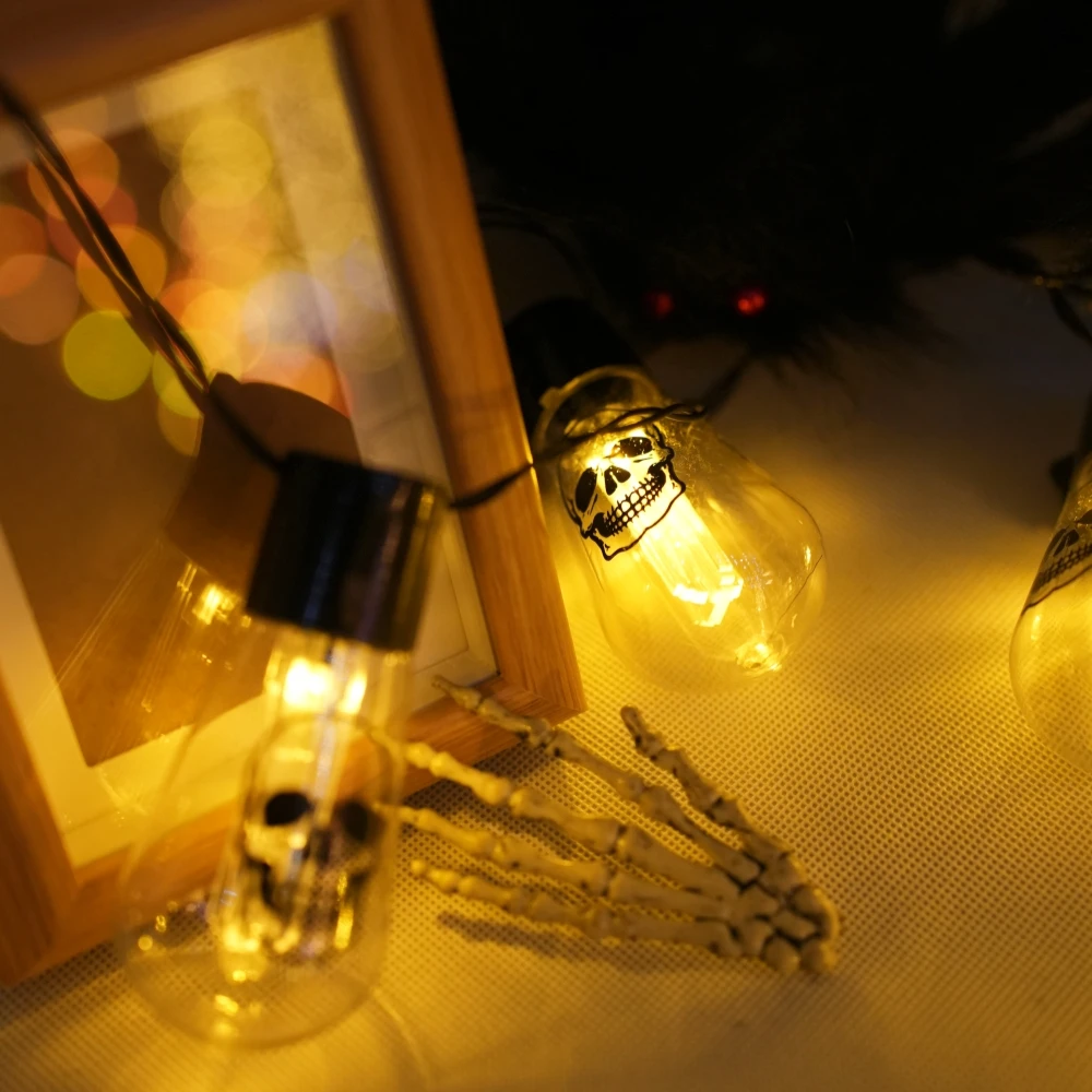 1PC 10/20LED Solar Halloween S - Solar Fairy String 评论和价格