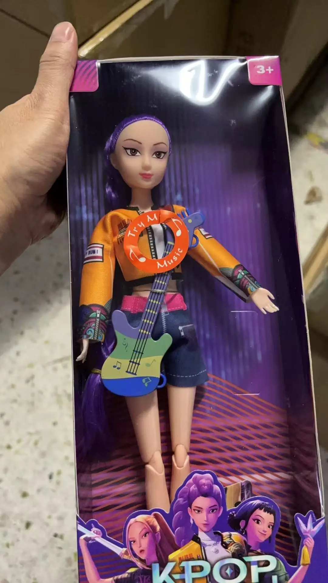 Demon Hunters Dolls Musical Kpop - 3-Pack Rumi Mira Zoey DIY Toys, Collectible Gift for Girls Ages 3+ - Image 5