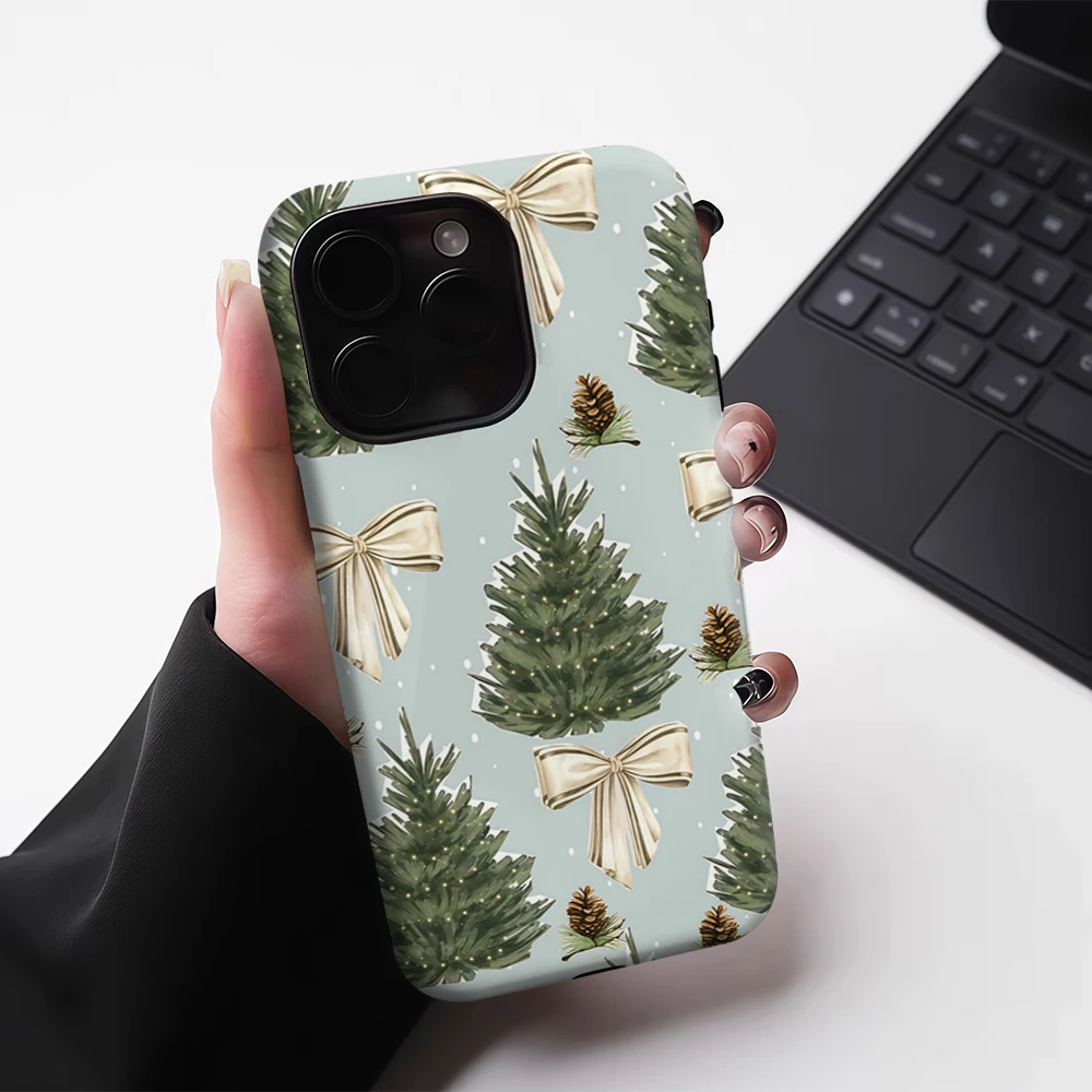 الأزرق عيد الميلاد عزر IPhone17 يجب أن لحالة الهاتف المغناطيسي آيفون 17 16 15 14 13 برو ماكس زائد حالة واحدة مزدوجة الطبقة صعبة #6