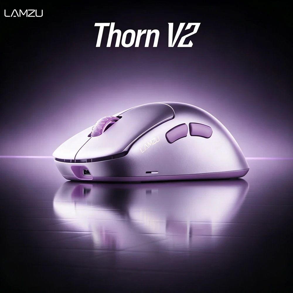 LAMZU THORN V2 Dual Mode Wireless Gaming Mouse 8000Hz Polling Rate