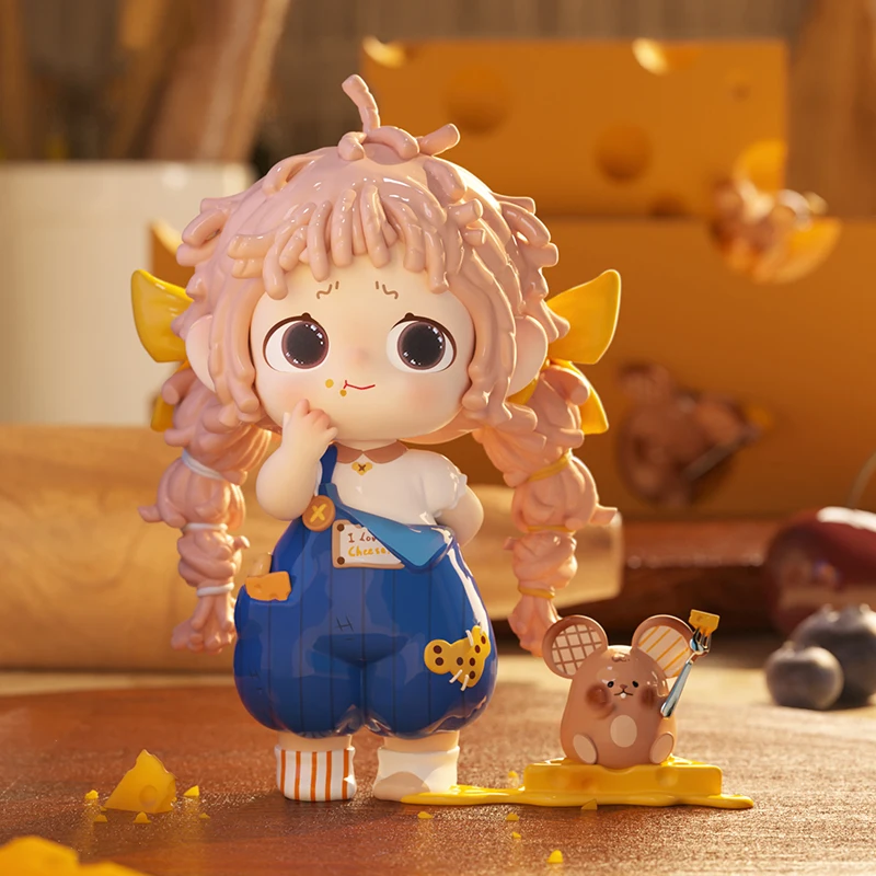 

Blind Box Black Play Fu Fu Doll Miaomiao House Series Cute 2025 New Boutique Trendy Play Handmade Desktop Ornament Female Gift