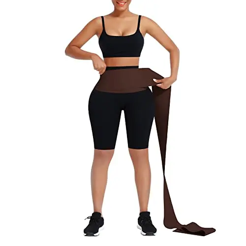 Waist Trainer for Women Snatch Bandage Tummy Sweat Wrap Plus Size Workout Waist Trimmer