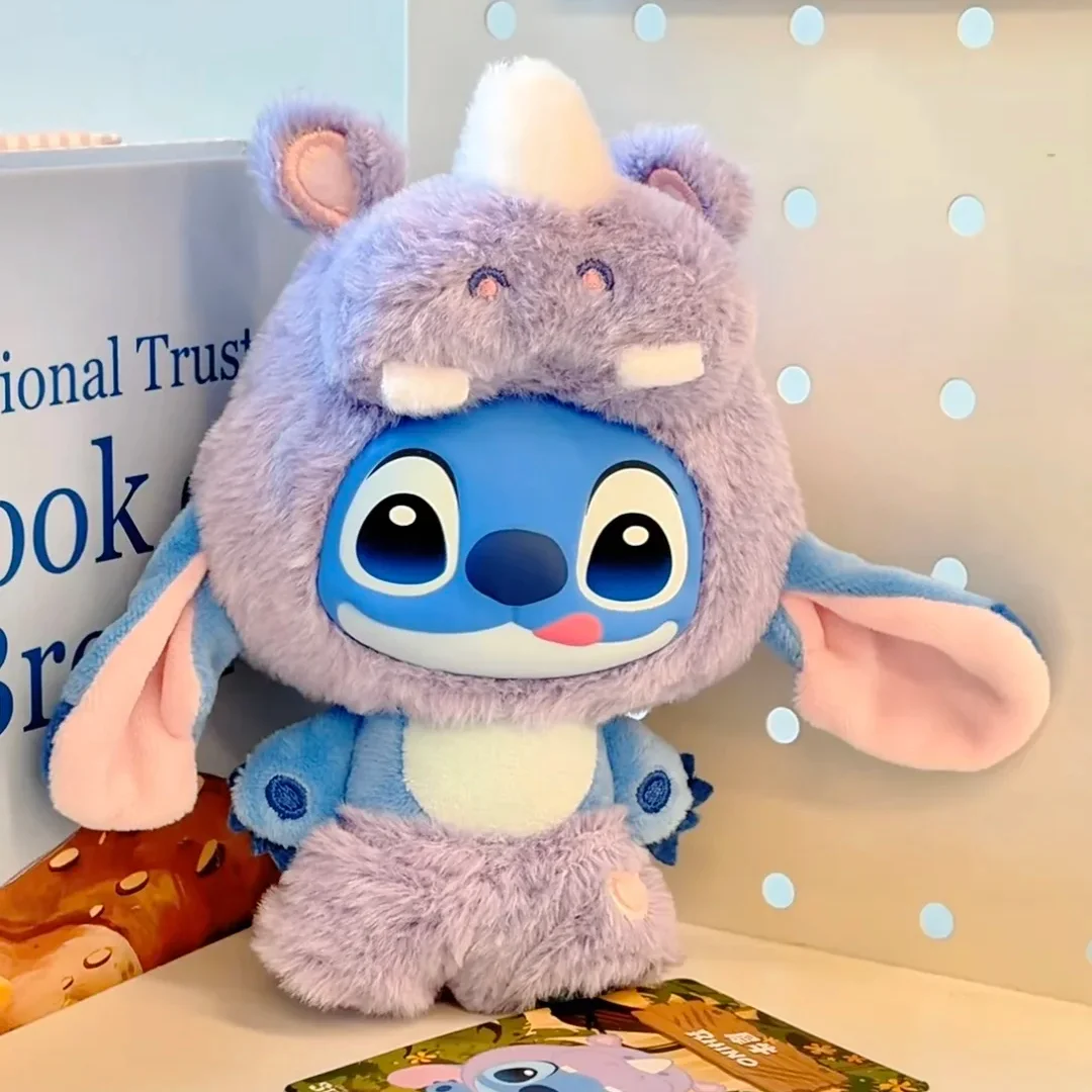 2025 Disney Stitch Wild Animal Series Blind Box Plush Dolls Pendant Cute Doll Ornament Mystery Box Surprise Toys Gifts