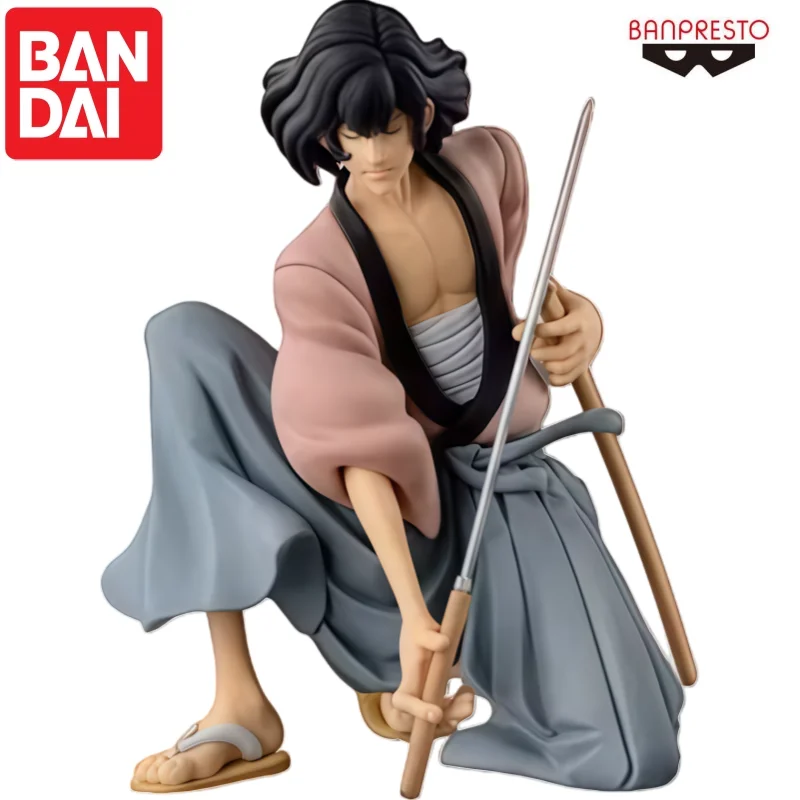 

In Stock Bandai Original Banpresto Rupan Sansei Ishikawa Goemon Action Figure Model Doll Brand New Boxed Anime Characters Garage