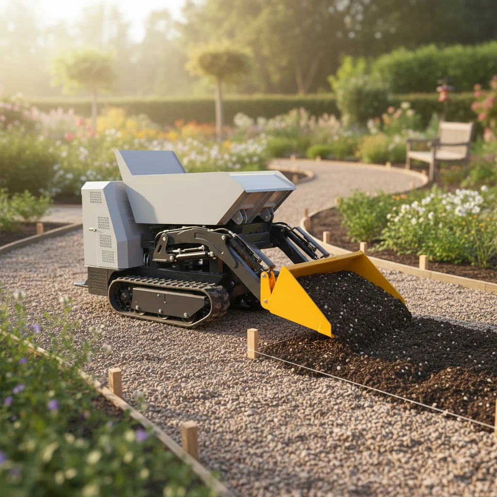 Mini Dumper sur chenilles personnalisé de haute qualité, 800kg, EURO 5 EPA, livraison rapide, Mini Dumper, usine personnalisée à vendre
