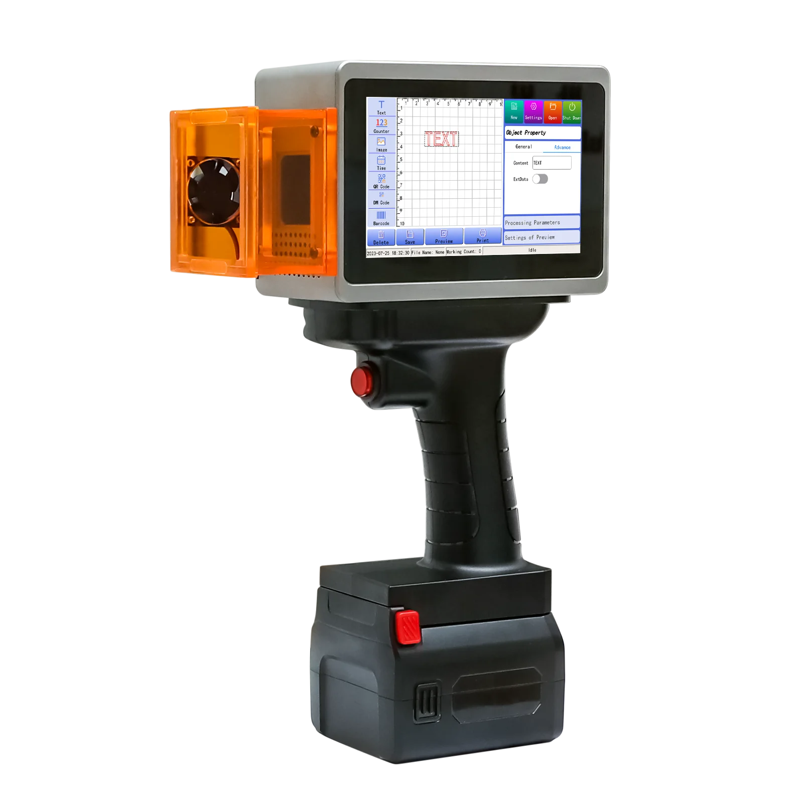 

Высококачественная портативная машина для лазерной маркировки с логотипом даты истечения срока годности, мини-лазерный принтер