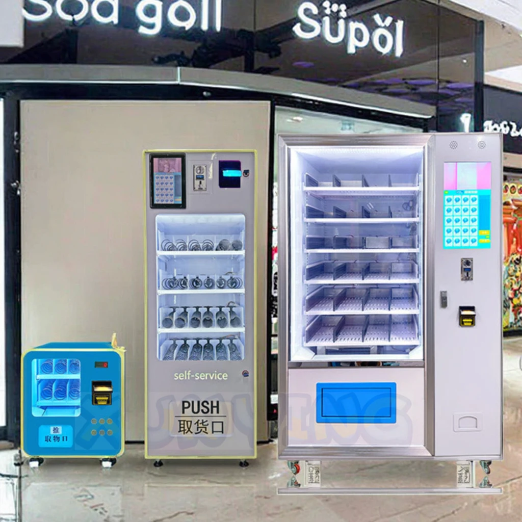 Coin Operated Beauty Vending Machine, Skin Care Perfume Cosmetics, Compact Design for Small Spaces