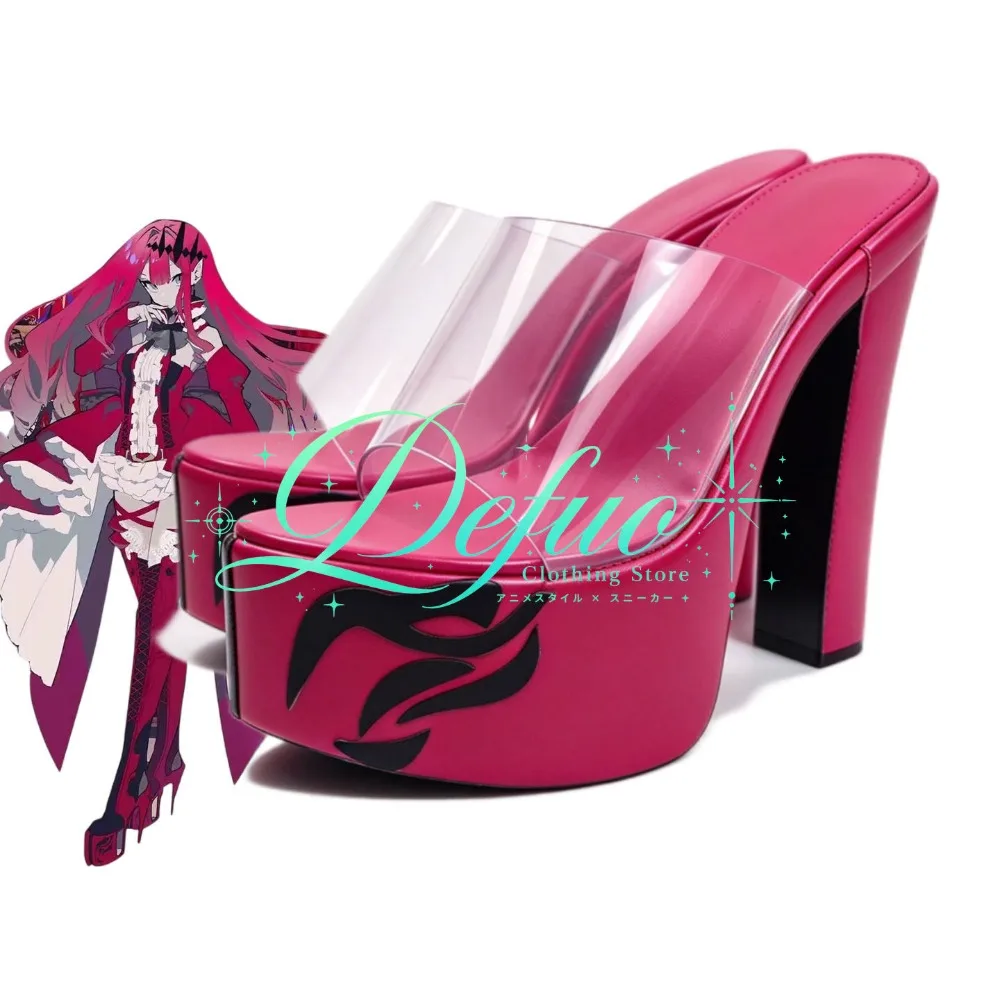 Fairy Tristan Cosplay High Heel Shoes Custom Made for Summer Festival Fantasy Anime Expo and Studio Photo Shoot