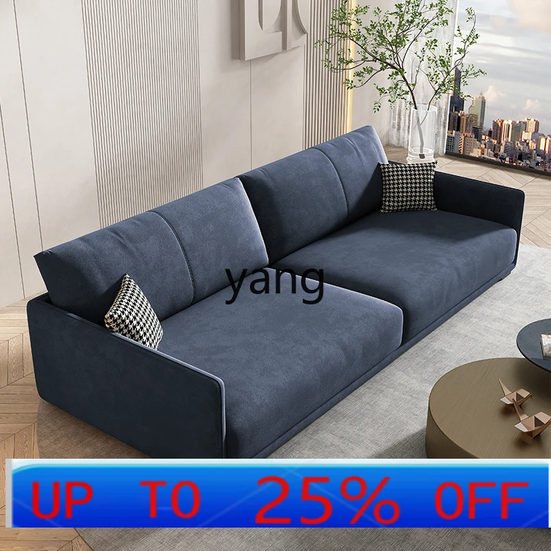 LH  Italian minimalist skin-friendly waterproof matte cloth living room furniture is simple