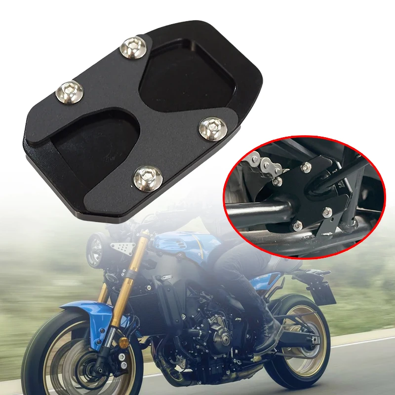 

Fit For YAMAHA MT-09 MT09 SP XSR900 Tracer 9 GT 2021-2024 Motorcycles Accessories Foot Side Stand Plate Pad Kickstand Extension