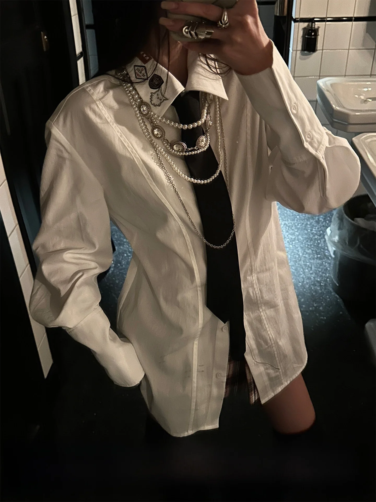 

Slim Fit Long Sleeve White Collar Shirt for Women Casual Style Breathable Lenzing Rayon Fabric Spring New Arrival Wardens