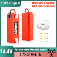 Original Replacement Battery BRR-2P4S-5200D for XIAOMI 1S 1ST Roborock SDJQR01RR Sweeping Mopping Robot Vacuum Cleaner 6500mAh