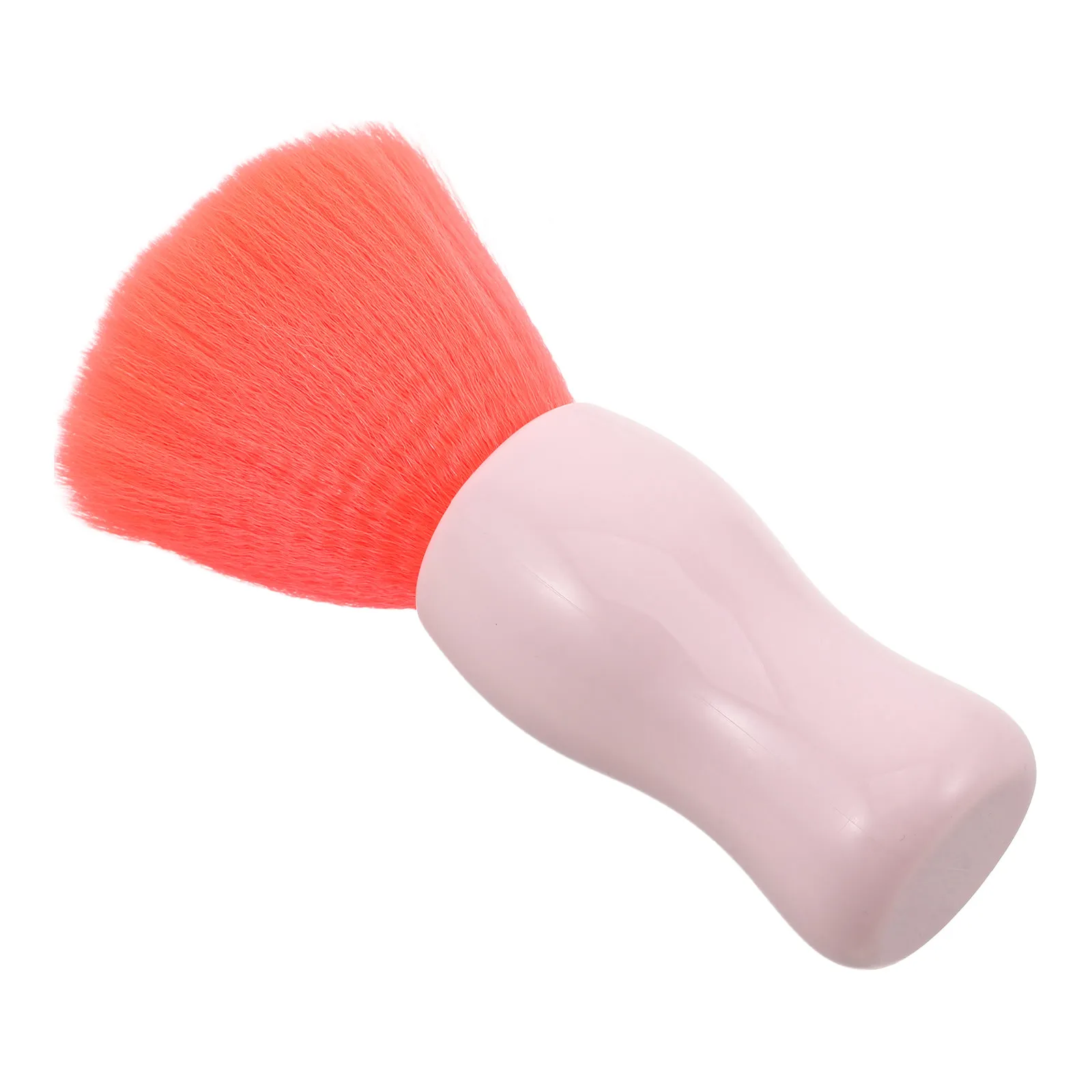 Barber Duster Neck Brush Pink Soft Bristles Hair Cutting Cleanup Brush Salon Neck Hair Sweep Duster ABS Hairdresser Tool