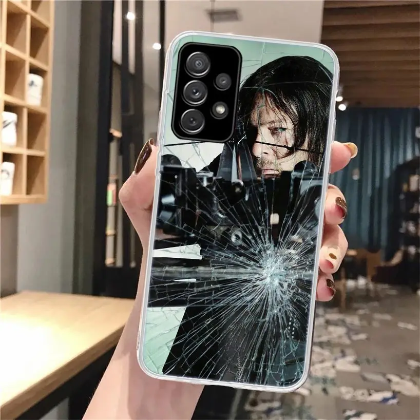 The Walking Dead Daryl Dixon Soft Phone Case For Samsung Galaxy A14 A13 A12 A15 A54 A53 A52 A55 A34 A33 A32 A35 A24 A23 A22 A25