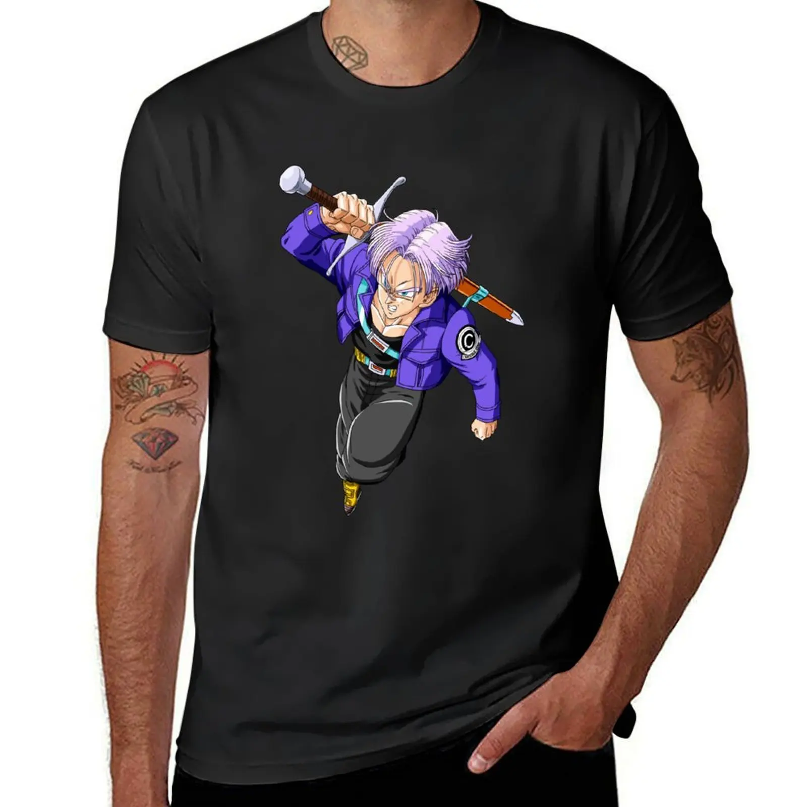 Trunks (Future) T-Shirt customizeds plain anime mens vintage t shirts