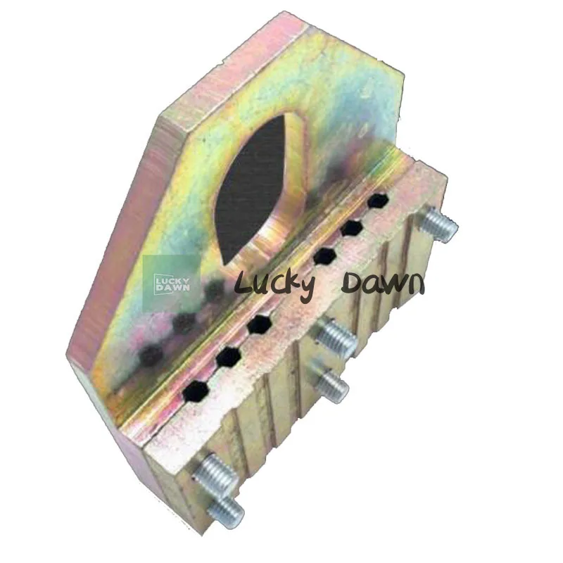 

Elevator rope clamps to reduce damage and improve safety, 6, 8 and 10 grooves with anti-slip clips to protect metal rope ropes
