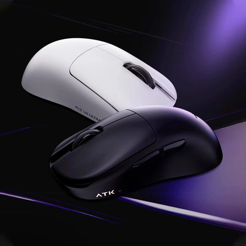

ATK U2 Mouse Tri Mode Wireless Mouse Paw3950 8000Hz Low Delay Lightweight Paw3395 Gaming Mice PC Accessories For FPS Gamer