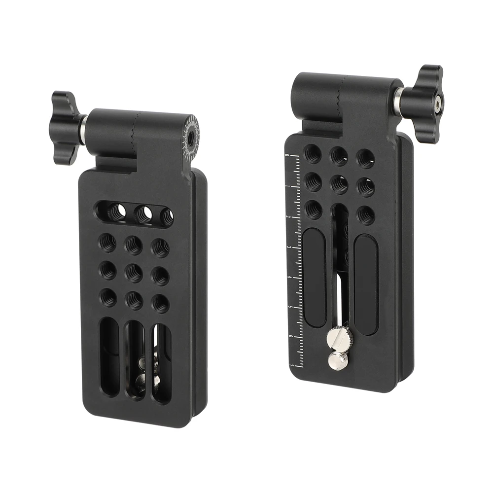 دعامة L قابلة للطي من CAMVATE مع لوحة تحرير سريعة من نوع Arca مع علامات قياس محفورة بالليزر لكاميرا ثلاثية القوائم