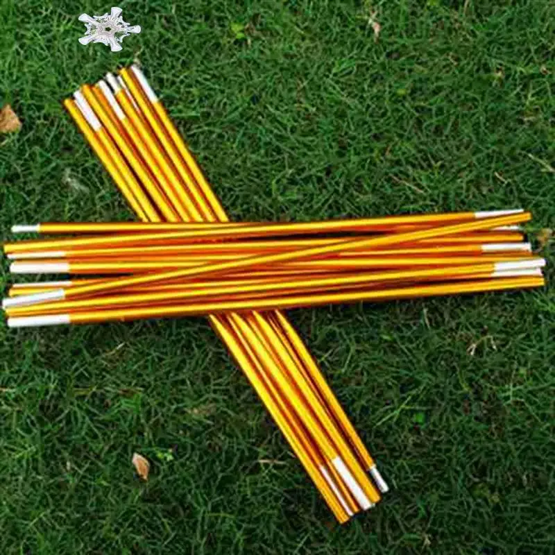 

1 Set 2Pcs Aluminum Alloy Tent Pole 8.5Mm 4.05M Aluminum Tent Pole Alloy Tent Pole 3-4 Person Tent Accessories