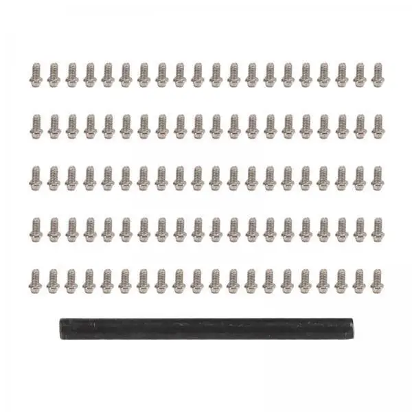Durable Rc Car Hex Screws Metal Tire Replacement Accessory M1.4 Hardware for Axial SCX24 90081 1/24 Rock Crawler Scale Body