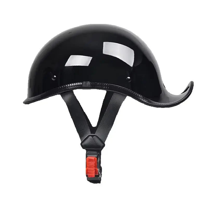 Best Seller Motorcycle Half Face Retro Scoop Helmets Custom Factory Design with Comfortable Abs Lining Cycling Helmet Wholesale