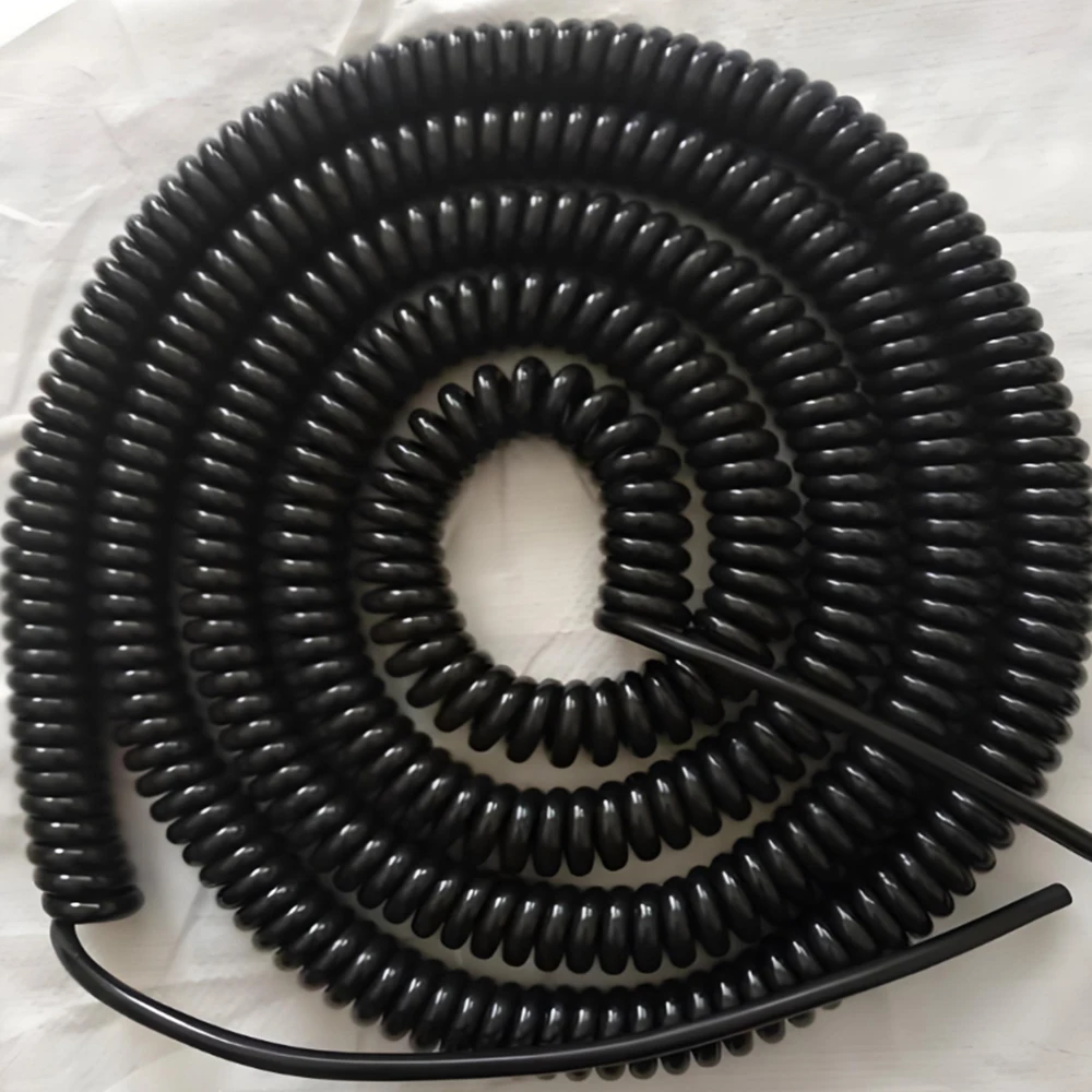 

70 шт., спиральный кабель 24 AWG, 4-жильный спиральный кабель, ценный пакет, выдвижной шнур питания из чистой меди для ремонта своими руками, электронных проектов