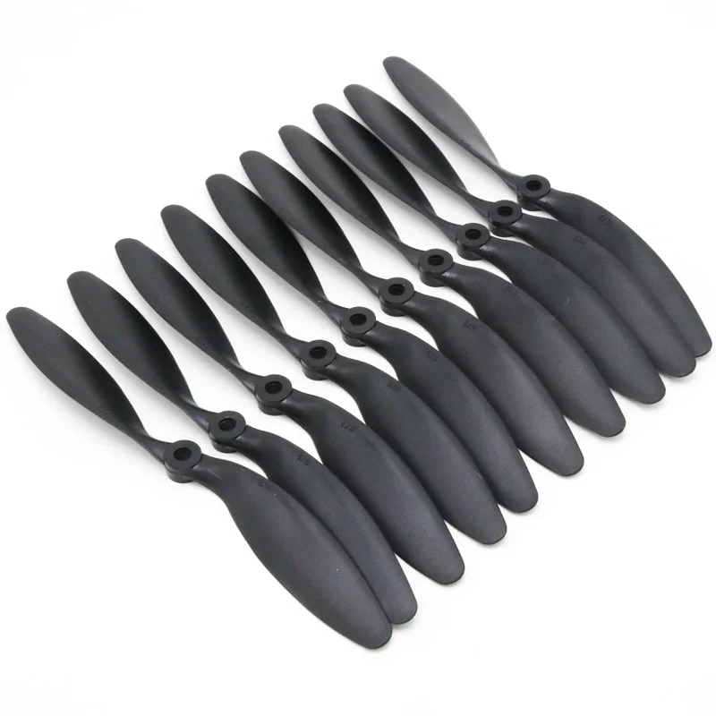 10pcs/lot 8060 Propellers Glass Fiber & Nylon Props for RC Airplane Quadcopter Perfect 8x6 RC Airplane Propellers Blades