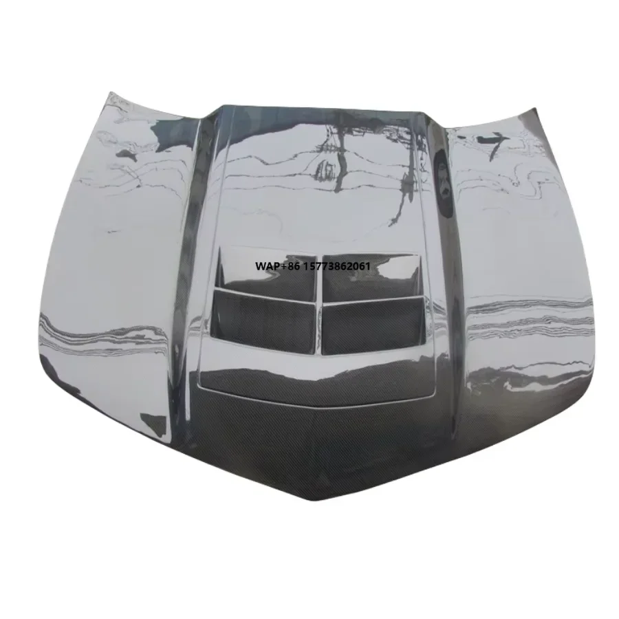

New Carbon Fiber Engine Hood Front Bonnet for Camaro 2010-2015 with Bolts-Bolt-On Installation