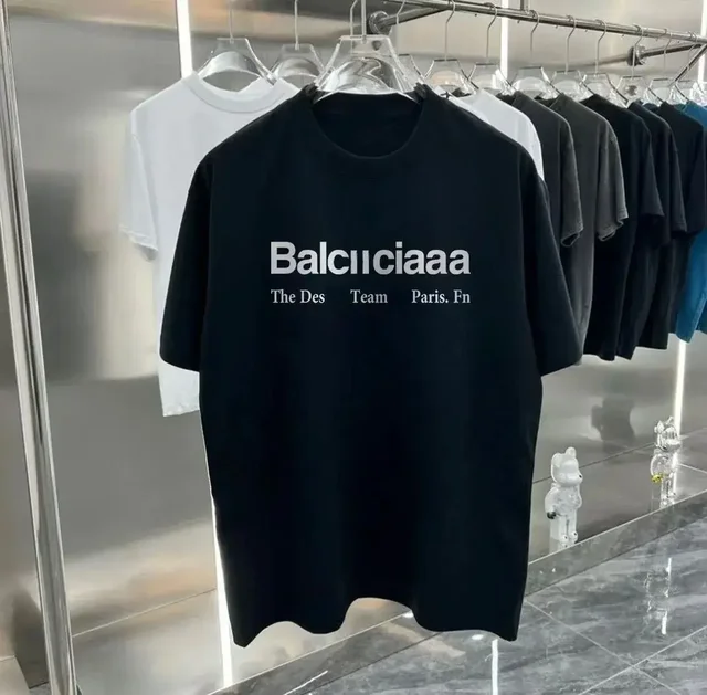 Fashion Designer Casual T-shirt Men's Women's Short Sleeved Letter 3D Printed High-quality 2026Summer Casual Style High-end 2